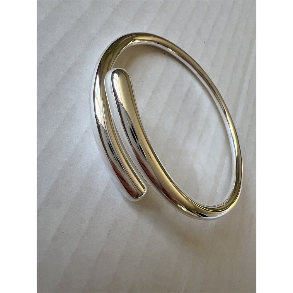 Lie Studio Olga Bracelet 925 Sterling Silver-Plated Brass NWT - Picture 5 of 13